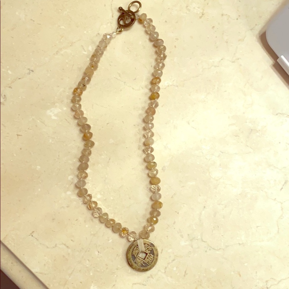 Energy Muse Angel Quartz Necklace